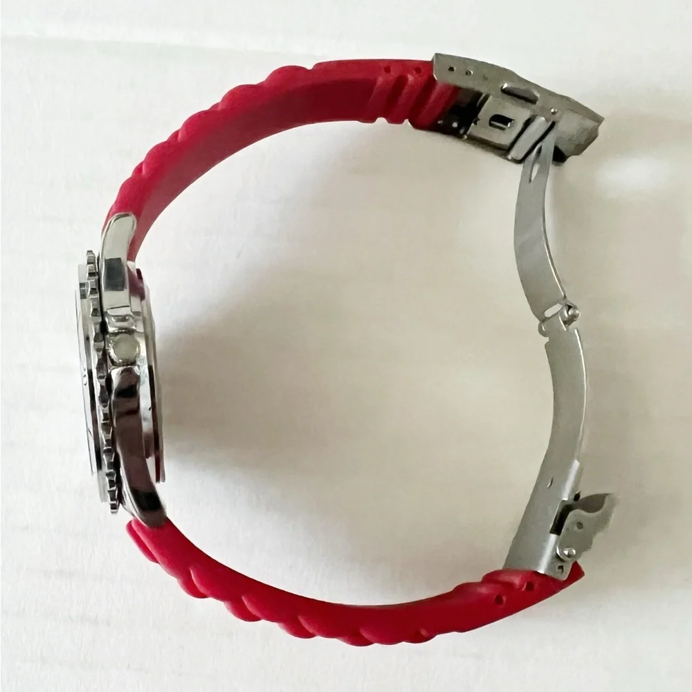 Tempi Red stainless Steel watch